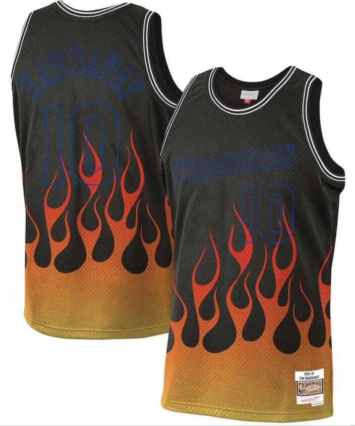 Warriors 10 Tim Hardaway Black 1990-91 Hardwood Classics Flames Swingman Jersey Dzhi,We sell and wholesale Warriors 10 Tim Hardaway Black 1990-91 Hardwood Classics Flames Swingman Jersey Dzhi on line form chian!